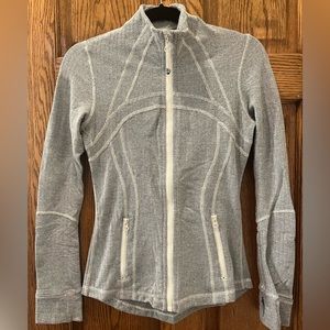 lululemon gray zip up jacket